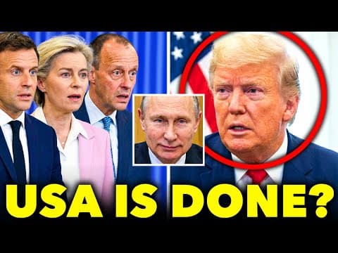 Trump 'EMBARRASSED' By Europe? Germany, France & Italy TURN To Putin | Russia WINS? thumbnail