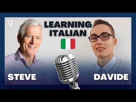 Learning Italian with Davide of @PodcastItaliano thumbnail