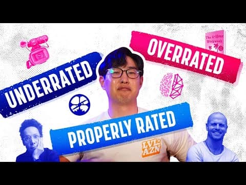 Rating studying and productivity techniques | Underrated Overrated thumbnail