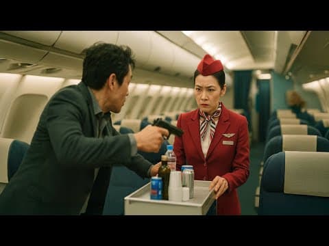 The hijacker UNDERESTIMATES this flight attendant, not knowing she’s Korea’s TOP flight agent thumbnail