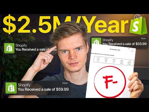 How I Built My $2.5M/Year E-commerce Empire thumbnail