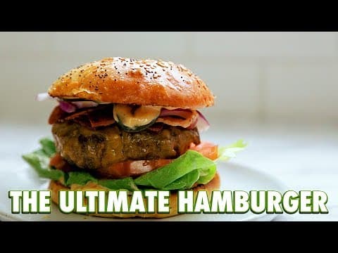 I Made a Hamburger Completely From Scratch...EVEN THE BUN thumbnail