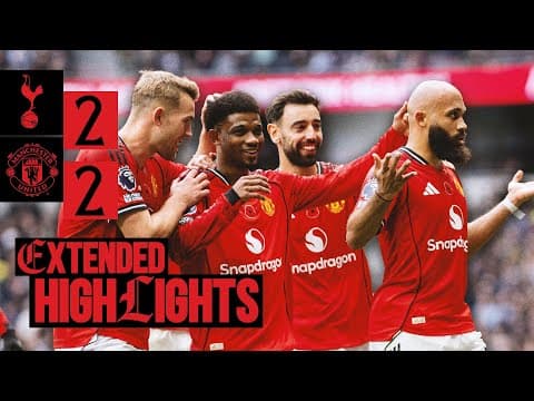 De Ligt At The Death! 🙌 | Tottenham Hotspur 2-2 Man Utd | Extended Highlights thumbnail