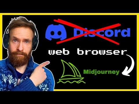 How to Use Midjourney's New Web Browser Version thumbnail