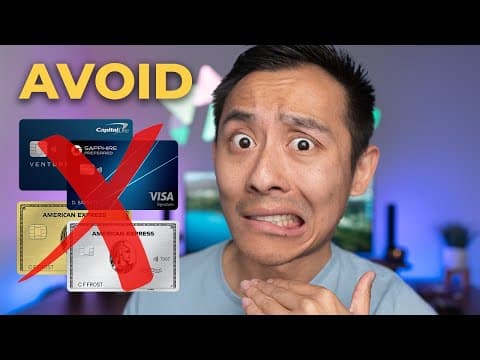 TOP Beginner Credit Card Mistakes to AVOID thumbnail