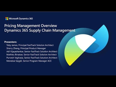 Pricing Management Overview in Dynamics 365 Supply Chain Management - TechTalk thumbnail