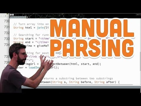 13.7: Manual Parsing - Processing Tutorial thumbnail