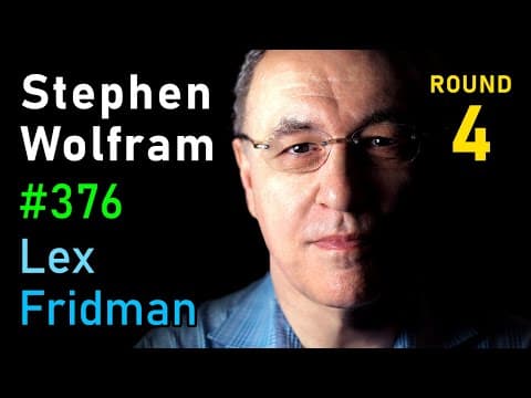 Stephen Wolfram: ChatGPT and the Nature of Truth, Reality & Computation | Lex Fridman Podcast #376 thumbnail