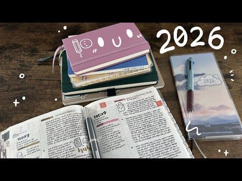 My 2026 Planner & Journal System 😌 thumbnail