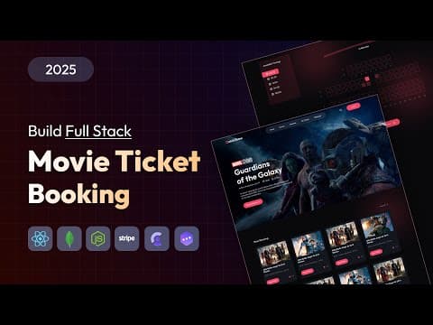 Build and Deploy a Full Stack Movie Ticket Booking App using React js | MERN Stack Project thumbnail