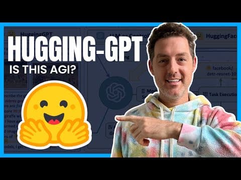 NEW HuggingGPT 🤗 - One Model to Rule Them All (Is this AGI?) thumbnail