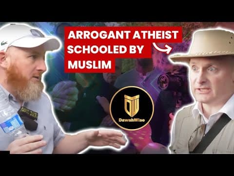 Arrogant Atheist Schooled by Muslim | Hamza | Speakers Corner | Hyde Park thumbnail