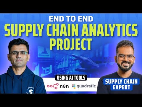 Data Analysis using AI Tools | Quadratic | N8N | Supply Chain thumbnail