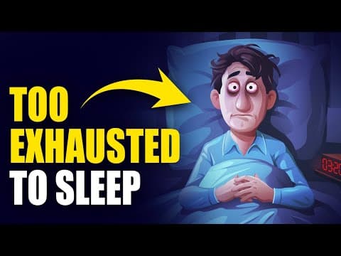 If You're Tired But Can't Fall Asleep, This Video is for You! thumbnail