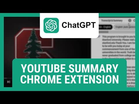 How to Summarize YouTube Videos with ChatGPT thumbnail