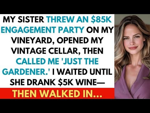 My Sister’s $85K Engagement Was At My Estate—She Pointed At Me And Said, “She’s Just the Gardener” thumbnail