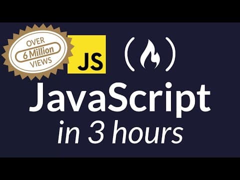 How to Learn JavaScript: A Complete Beginner Course thumbnail