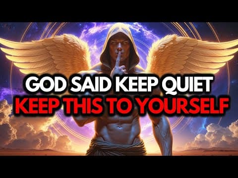 Chosen Ones, This Warning Is Clear — Don’t Speak About This, It’s a Private Covenant Btw You and God thumbnail