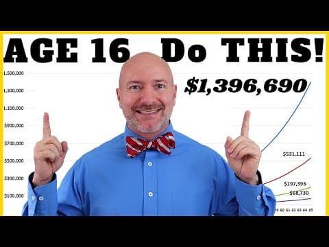 How to Invest as a Teenager for a $1,000,000 Portfolio thumbnail