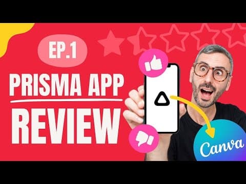 Turning Photos into Paintings? | My Review of the Prisma App in Canva thumbnail