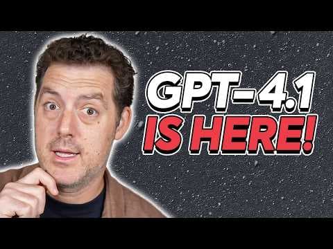 GPT-4.1 is HERE! The ultimate coding model thumbnail