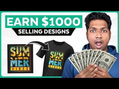 How to Earn Monthly by Selling Designs Online | Earn Passive Income thumbnail