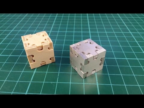 DIY mini CNC machine part 12 (new lead nuts + more cut tests) thumbnail