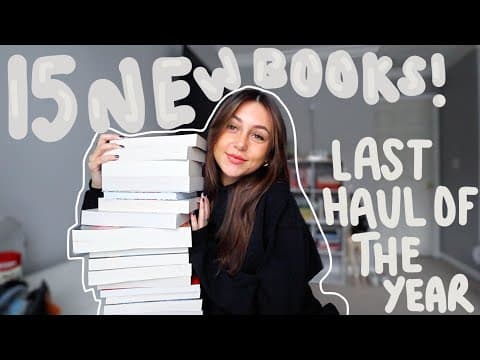 end of the year book haul! | bookmas day 5 thumbnail
