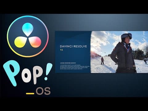 How to Install Davinci Resolve on Pop OS 19.10 (2020) thumbnail