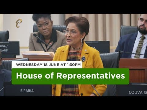 3rd Sitting of the House of Representatives - 1st Session - 13th Parliament - June 18, 2025 thumbnail