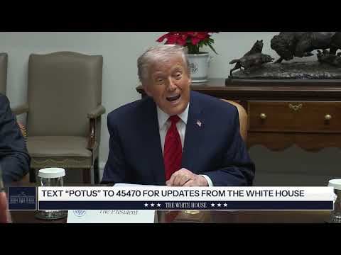 President Trump Participates in a Roundtable, Dec. 10, 2025 thumbnail