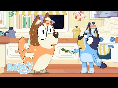 Magic Asparagus | Full Episode | Bluey thumbnail