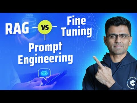 RAG vs Fine Tuning vs Prompt Engineering thumbnail