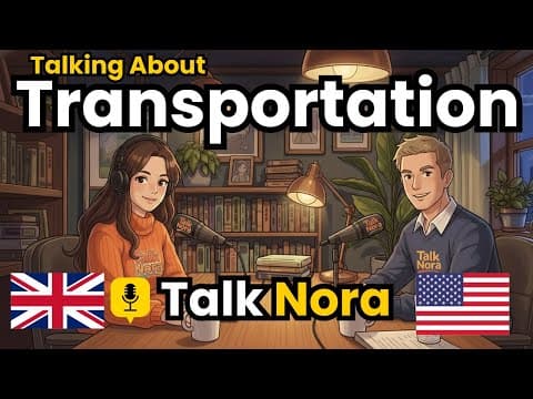 How to Talk About Transportation in English | English Conversation Practice thumbnail