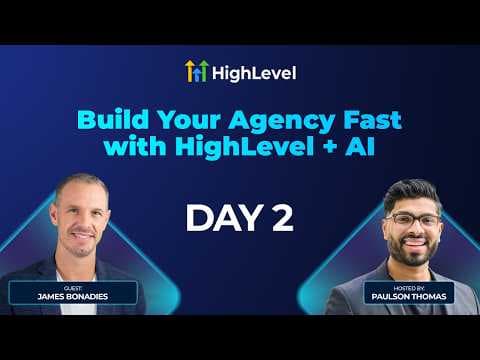 How to Build an Agency with HighLevel and AI thumbnail