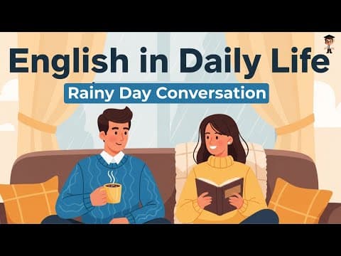 English in Daily Life - Rainy Day Conversation (A2 - B1) | Practice English in Real Life thumbnail
