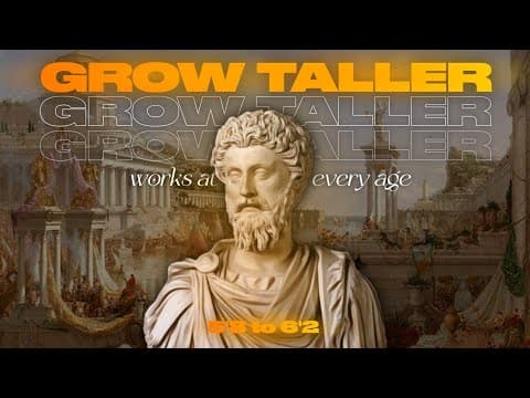 DEFY genes: How to grow taller at ANY age! (watch before TOO LATE!) thumbnail