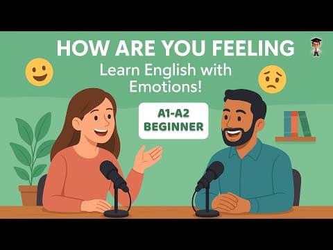 How Are You Feeling Today? Learn to Express Your Feelings Like a Native | Real Conversation thumbnail