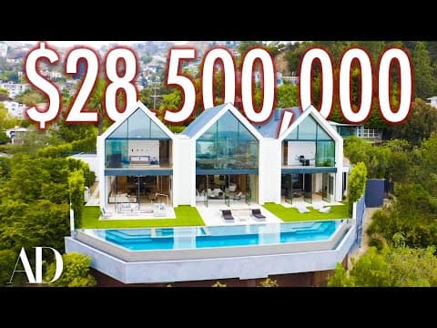 Explore a $28.5M Hollywood Hills Architectural Farmhouse thumbnail