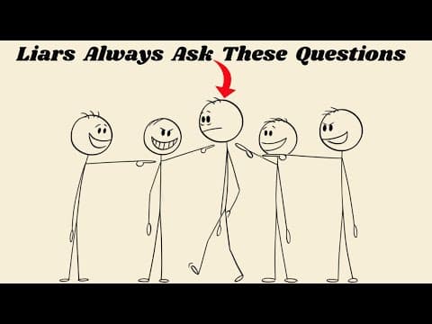 5 Questions Liars Always Ask - DON'T TRUST THEM ! HUMAN PHILOSOPHY thumbnail