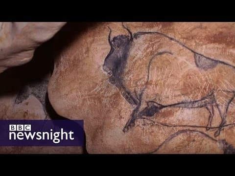 France creates replica Chauvet cave for spectacular prehistoric art - Newsnight thumbnail