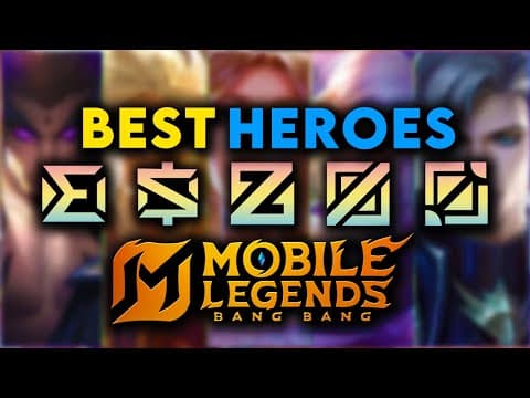 BEST HEROES IN MOBILE LEGENDS ALL ROLES | SEASON 37 UPDATED META HEROES FOR RANKING UP! thumbnail