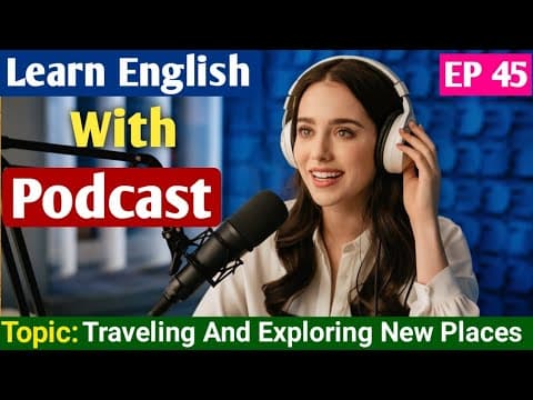Traveling and Exploring New Places | Learn English With Podcast | English Podcast For beginners thumbnail