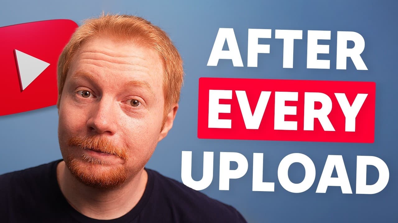 8 Things You Should NEVER Do AFTER Uploading a YouTube Video | Glasp