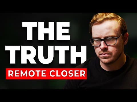 Is Remote Closer ACTUALLY A Good Career? thumbnail