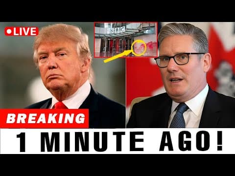 1 MINUTE AGO: BBC Scandal ERUPTS — Trump’s $5B Lawsuit SHATTERS the Network | News UK thumbnail