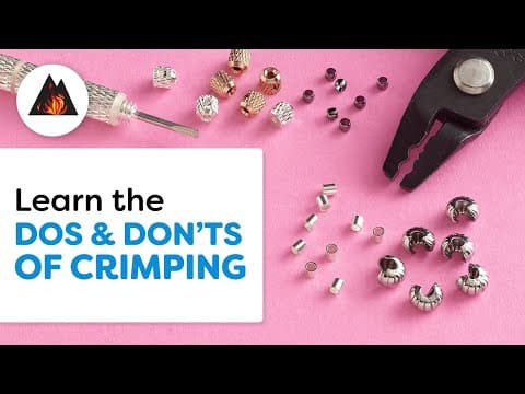 All About Using Crimps in DIY Jewelry | #Replay Facebook Live thumbnail