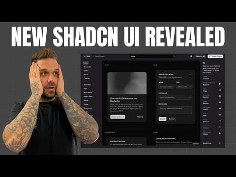 NEW Shadcn UI Revealed! (Exclusive First Look 👀) thumbnail