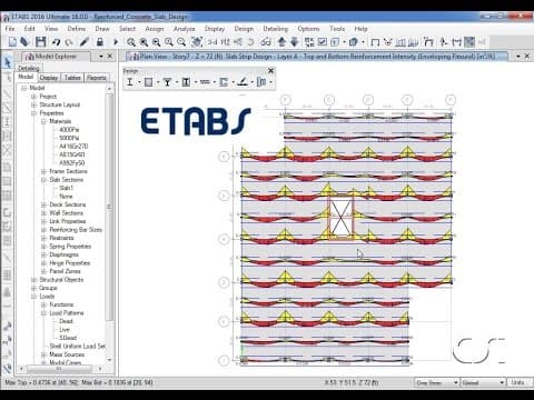 ETABS - 24 Reinforced Concrete Slab Design: Watch & Learn thumbnail