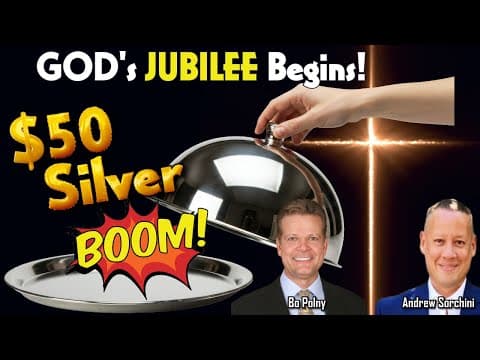 BOOM💥💥💥Silver $50, JUBILEE BEGINS!!! Bo Polny, Andrew Sorchini thumbnail